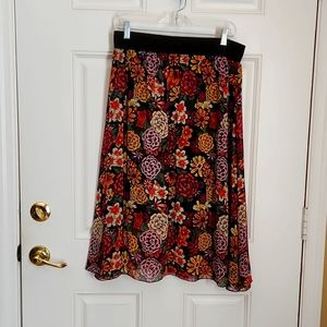 Lularoe OG Retired Lola midi skirt Large